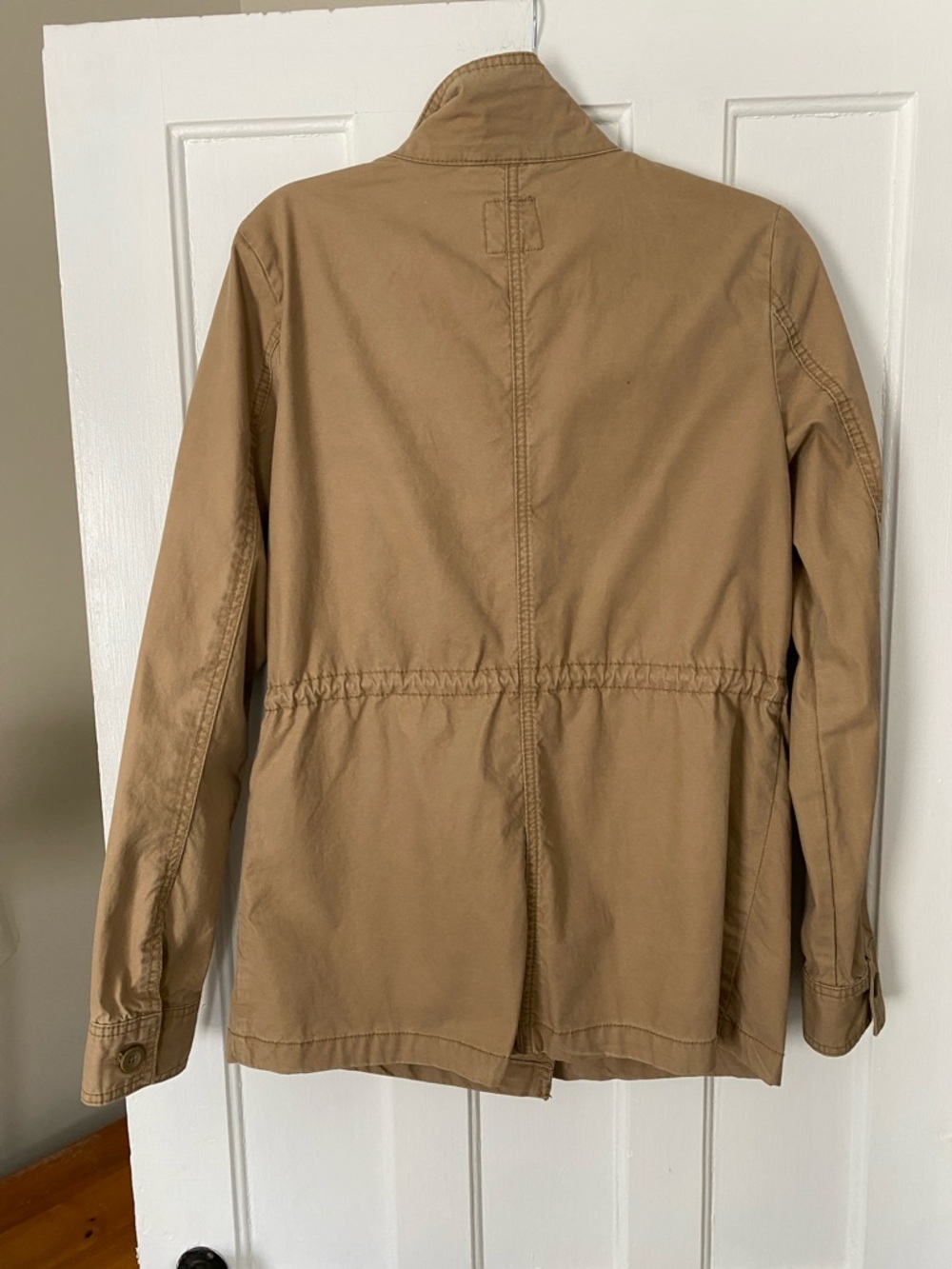 Old Navy Khaki Drawstring Utility Jacket - Picture 2 of 7